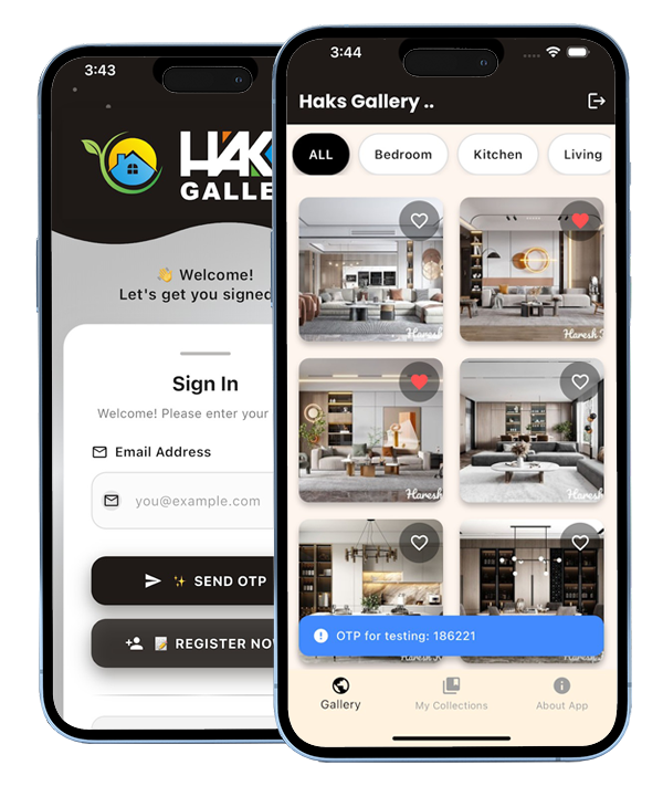 Haks Gallery Mobile App